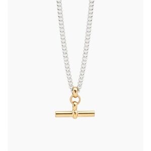TILLY SVEAAS T-bar curb link necklace